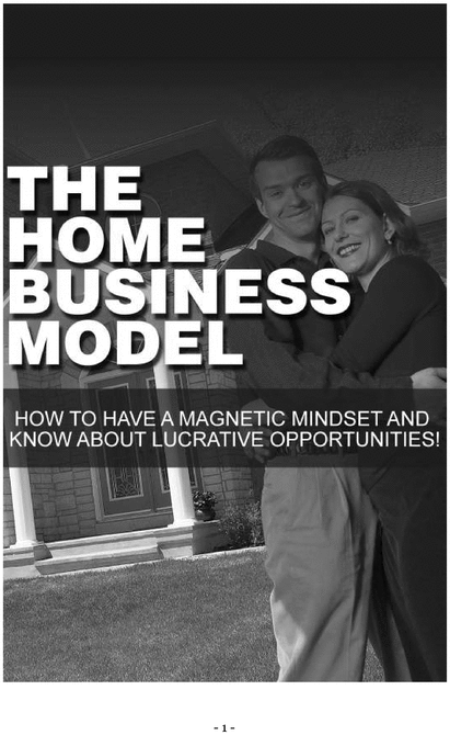 Product picture The Home Business Model 